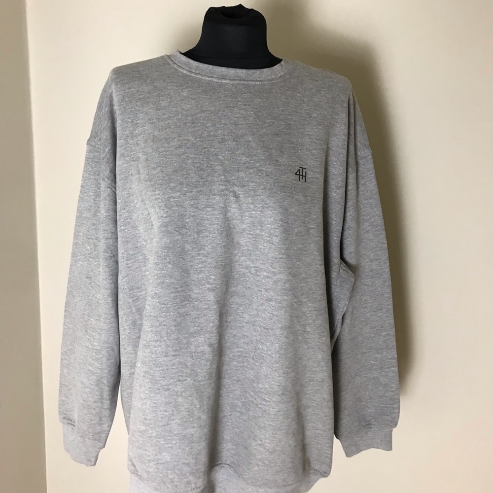 4th and Reckless Oversized Gray Sweatshirt NWT